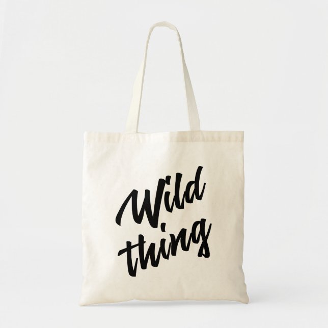 Wild Thing Tote Bag (Front)