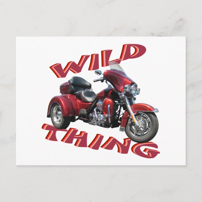 Wild Thing Trike Postcard (Front)