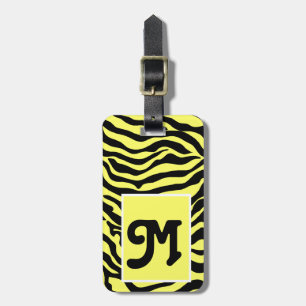 Wild Thing Zebra Print Personalized Luggage TagFun Tag