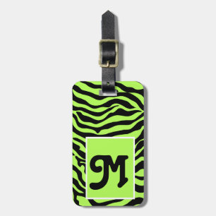 Wild Thing Zebra Print Personalized Luggage TagFun Tag