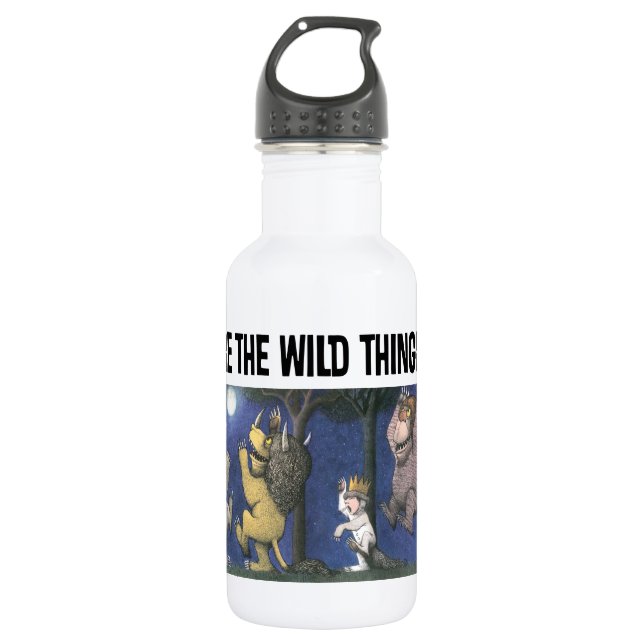 Wild Things and Max Dancing in Moonlight 532 Ml Water Bottle (Front)