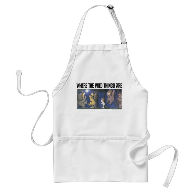 Wild Things and Max Dancing in Moonlight Standard Apron (Front)