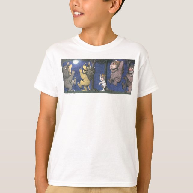 Wild Things and Max Dancing in Moonlight T-Shirt (Front)