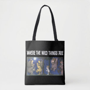 Wild Things and Max Dancing in Moonlight Tote Bag