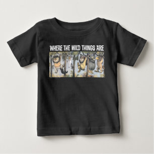 Wild Things and Max Swinging From Trees Baby T-Shirt