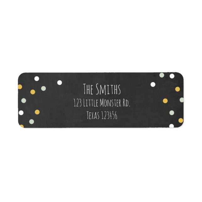 Wild Things Gold Crown Adresse de retour Label Boy (Devant)