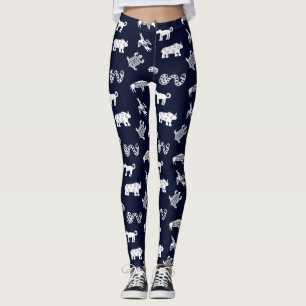 Wild Things White Leggings