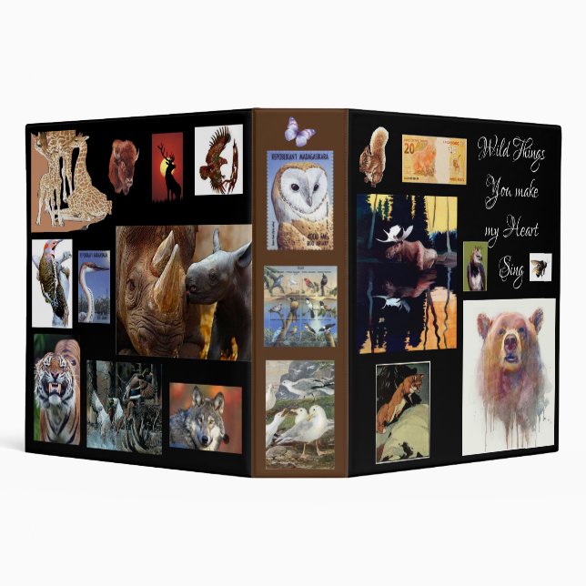 "Wild Things You Make My heart Sing" Binder (Background)