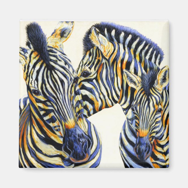 Wild Things - Zebra Magnet (Front)