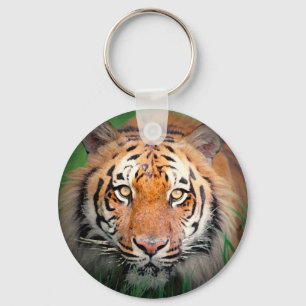 Wild Tiger Artwork Keychain