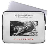 Wild Tiger Motivational Challenge Quote