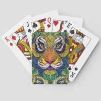 Wild Tiger Playing Cards