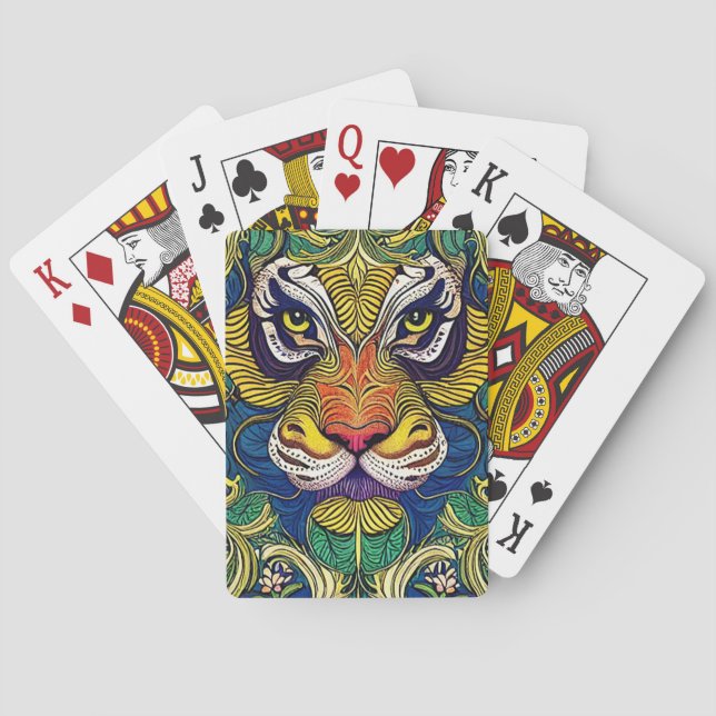 Wild Tiger Playing Cards (Back)