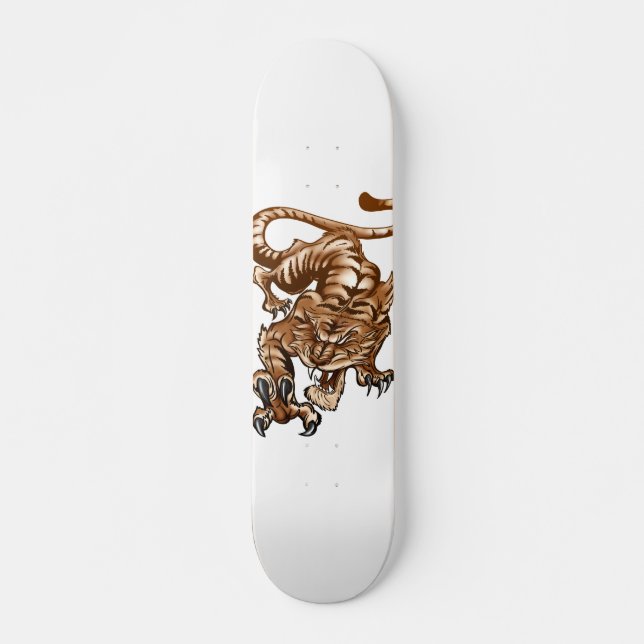 Wild Tiger Skateboard (Front)