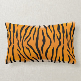 Wild Tiger Stripes Pattern Lumbar Pillow