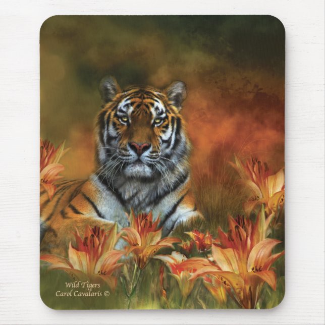 Wild Tigers Mousepad (Front)