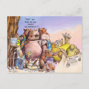Wild times postcard