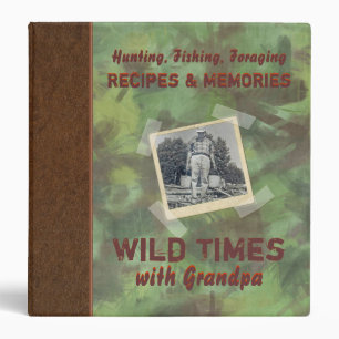 Wild Times with Grandpa Recipe 1.5" Photo Binder