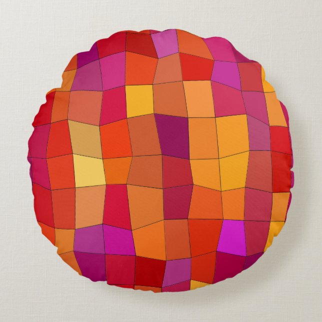 Wild Timez.... Round Pillow (Front)
