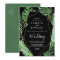 Wild Tropical Palm | Black Geometric Wedding