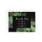 Wild Tropical Palm | Black Save the Date Postcard