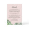 Wild Tropical Palm | Blush Details Enclosure Card