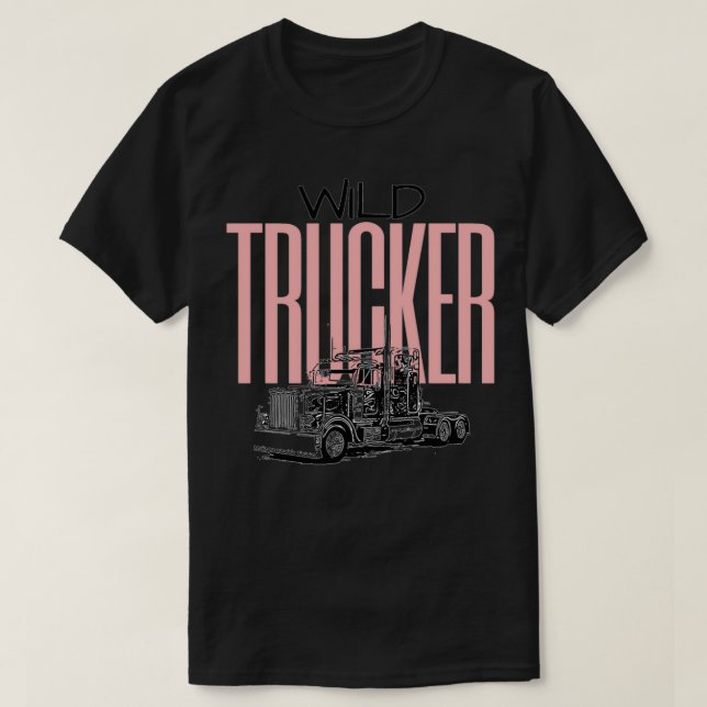 Wild trucker T-Shirt (Design Front)