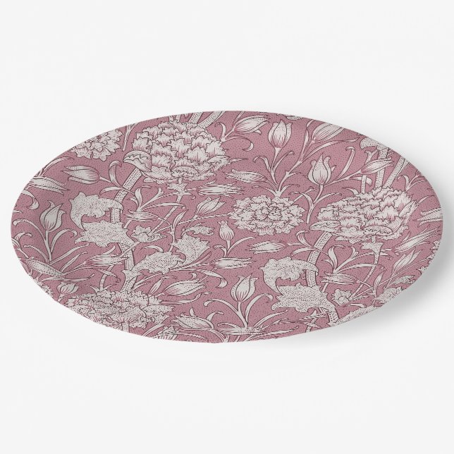 Wild Tulip by William Morris Paper Plate (Angled)