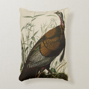 Wild Turkey from Audubon's Birds of America Accent Pillow