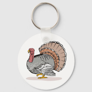 wild turkey keychain