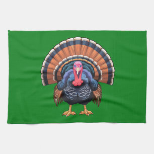 Wild turkey kitchen towel
