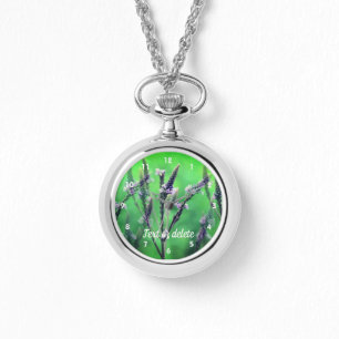 Wild Vervain Flower Abstract Personalized Watch