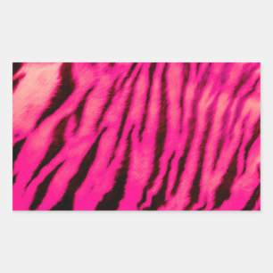 Wild & Vibrant Pink Tiger Stripes Sticker