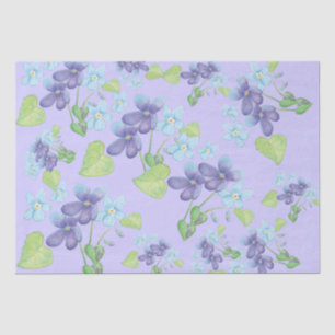 Wild Violet Flowers   Tissue Paper