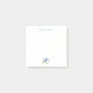 Wild Violets are Blue & Purple Personalized Post-it Notes