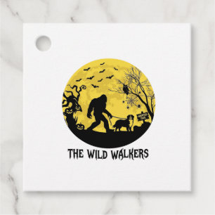 Wild Walkers Bigfoot Walking Bernese Halloween Hau Favour Tags
