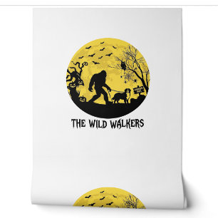Wild Walkers Bigfoot Walking Bernese Halloween Hau Wallpaper