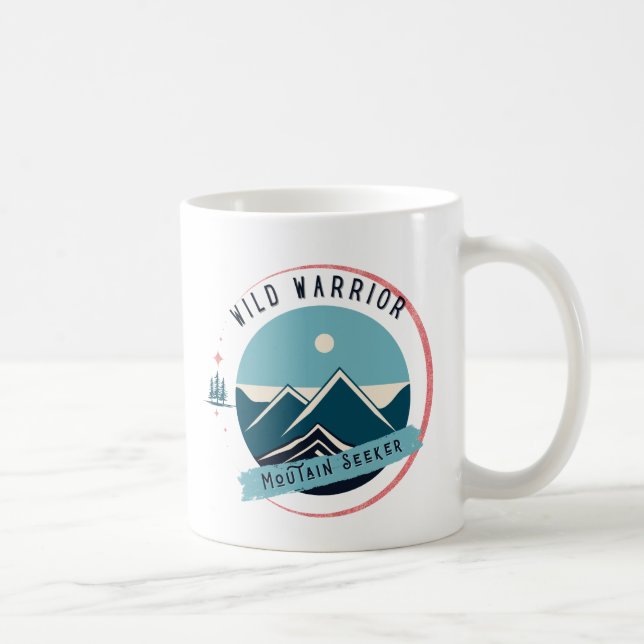 Wild Warrior Mountain Seeker Coffee Mug (Right)