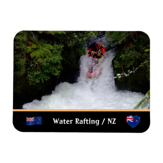 Wild Water Rafting & Adventure holiday/New Zealand Magnet (Horizontal)