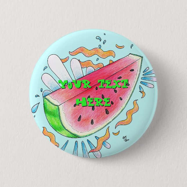 Wild Watermelon Button (Front)