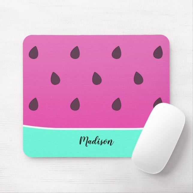 Wild Watermelon Slice | Personalized Mousepad (With Mouse)