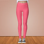 Wild Watermelon Solid Colour Leggings<br><div class="desc">Wild Watermelon Solid Colour</div>