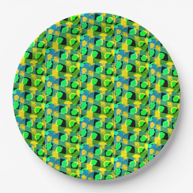 Wild Wave! Paper Plate (Front)