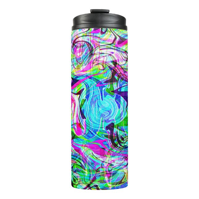 Wild waves....... thermal tumbler (Front)