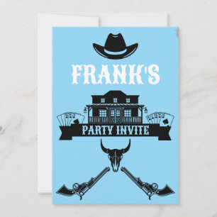 Wild West Americana Birthday Invitation
