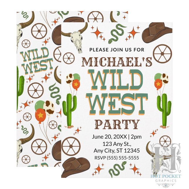 Wild West Birthday Invitation (Creator Uploaded)
