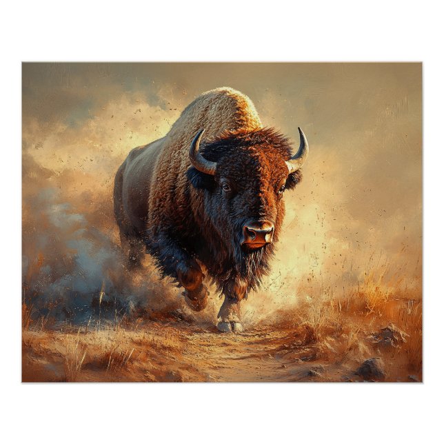 Wild West Bison Poster (Front)