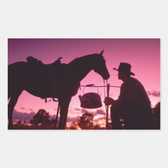 Wild West Camping Sticker (Front)