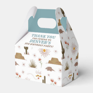 Wild West Cowboy Birthday Party Favor Box