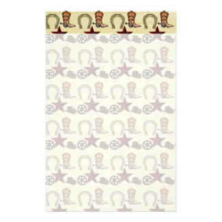 Country Western Stationery Templates, Country Western Custom Stationery ...